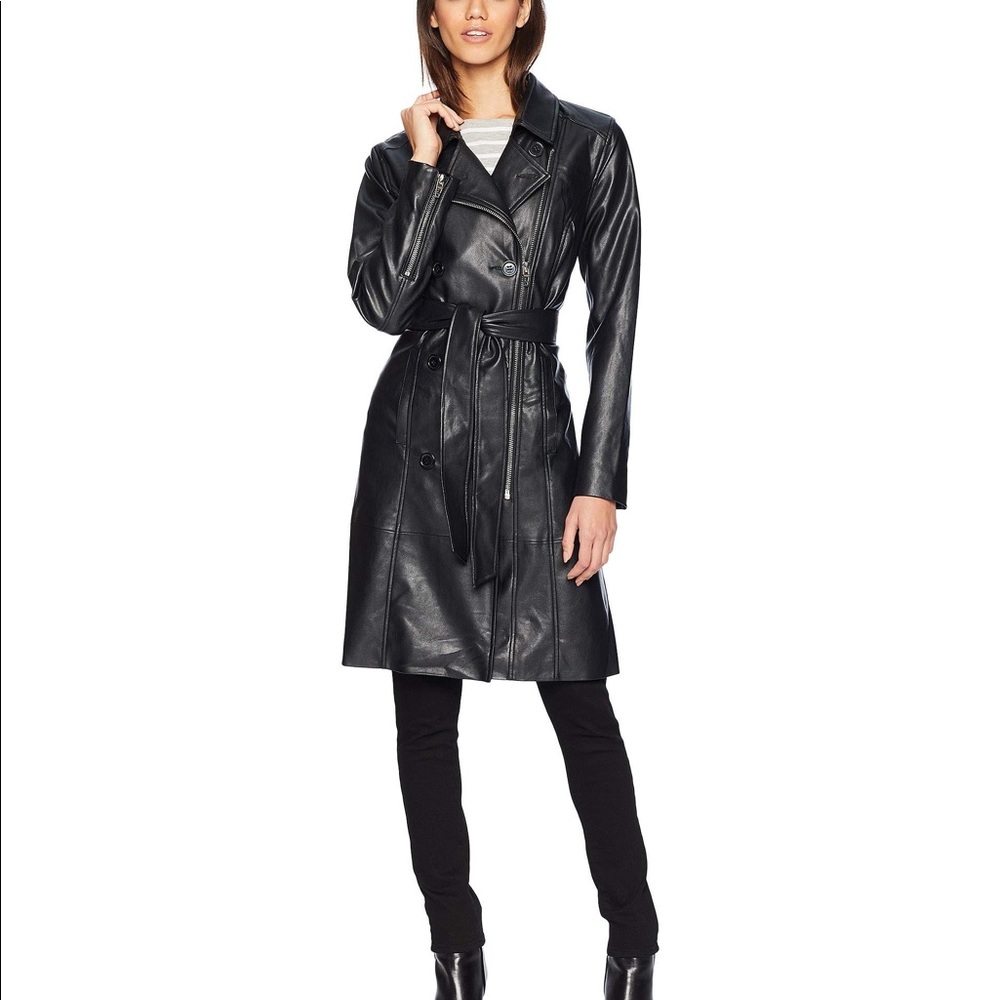 Blank NYC Vegan Leather Trench